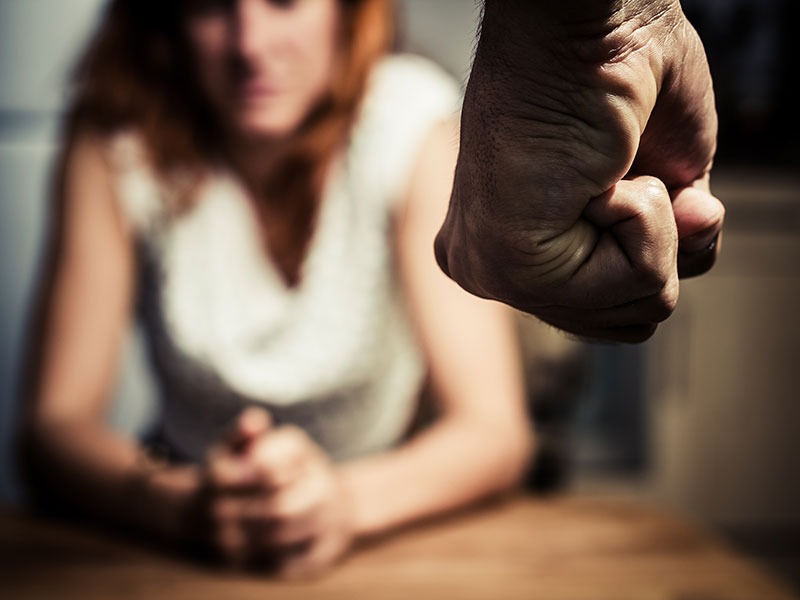 Person expressing anger